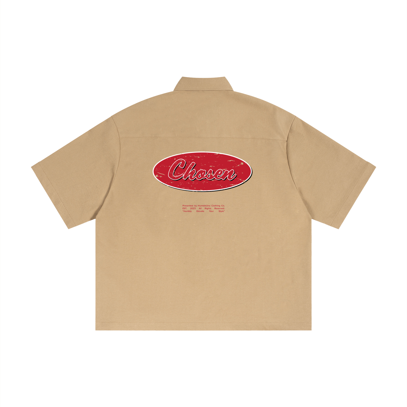 "Chosen" Boxy Button Shirt