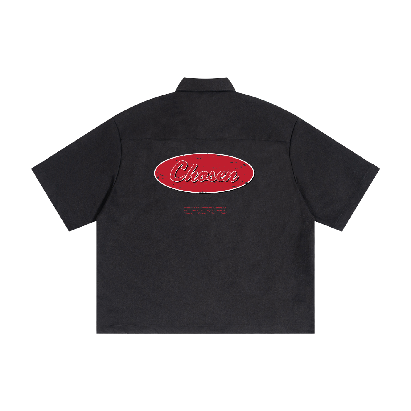"Chosen" Boxy Button Shirt