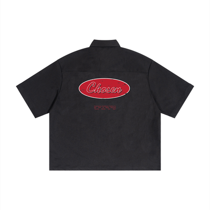 "Chosen" Boxy Button Shirt