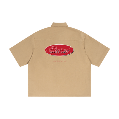 "Chosen" Boxy Button Shirt
