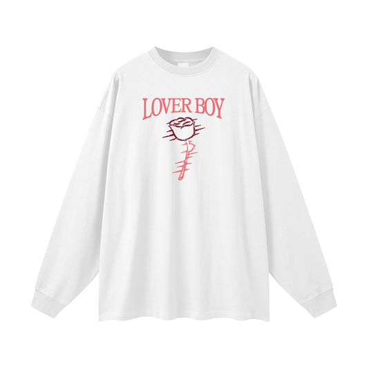 Oversized "Lover Boy" Long Sleeve T