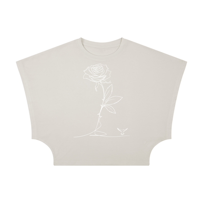 "Beautiful" Cropped Dolman T-Shirt