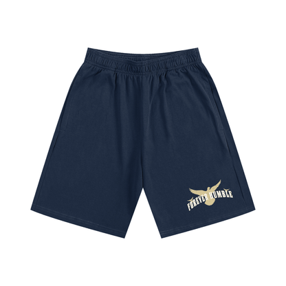 "Forever Humble" Cotton Shorts