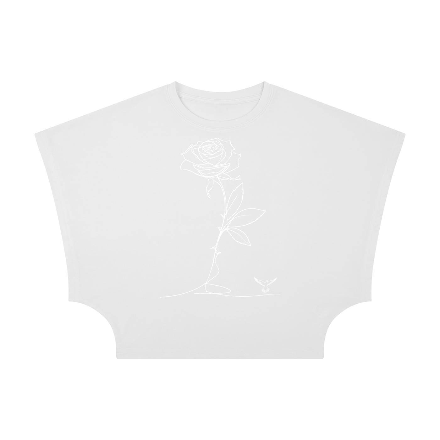 "Beautiful" Cropped Dolman T-Shirt
