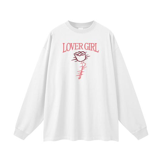 Oversized "Lover Girl" Long Sleeve T
