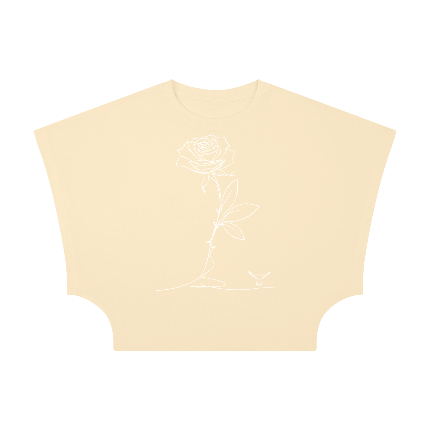 "Beautiful" Cropped Dolman T-Shirt