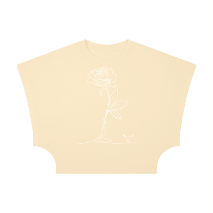 "Beautiful" Cropped Dolman T-Shirt