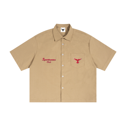 "Chosen" Boxy Button Shirt