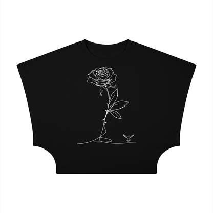 "Beautiful" Cropped Dolman T-Shirt